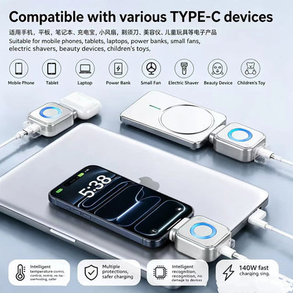USB-C Auto Eject Charging Adapter
