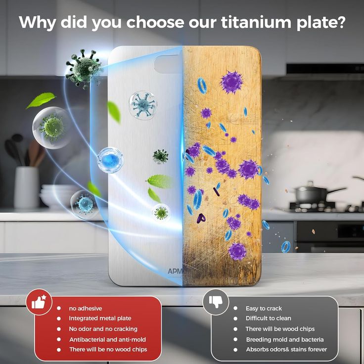 Titanium cutting board